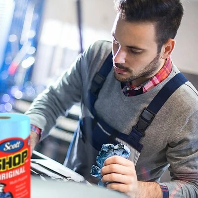 Brand new 👏 Scott® Shop Towels Scott Shop Original Paper Wipers, Blue, 55 Sheets/Roll, 12 Rolls/Carton (75147) 🤩 7 Brand new 👏 Scott® Shop Towels Scott Shop Original Paper Wipers, Blue, 55 Sheets/Roll, 12 Rolls/Carton (75147) 🤩 - Image 5